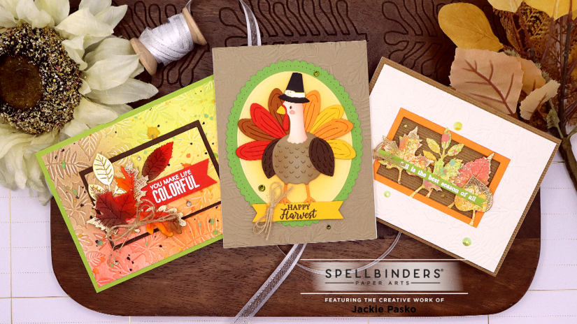 Spellbinders Holiday 3D Embossing Folders - Sandi MacIver - Card
